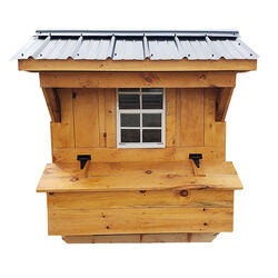 NV Farms 3' X 5' Chicken Coop With Black Metal Roof