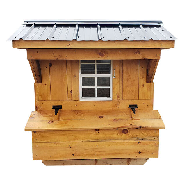 NV Farms 3' X 5' Chicken Coop With Black Metal Roof image number null
