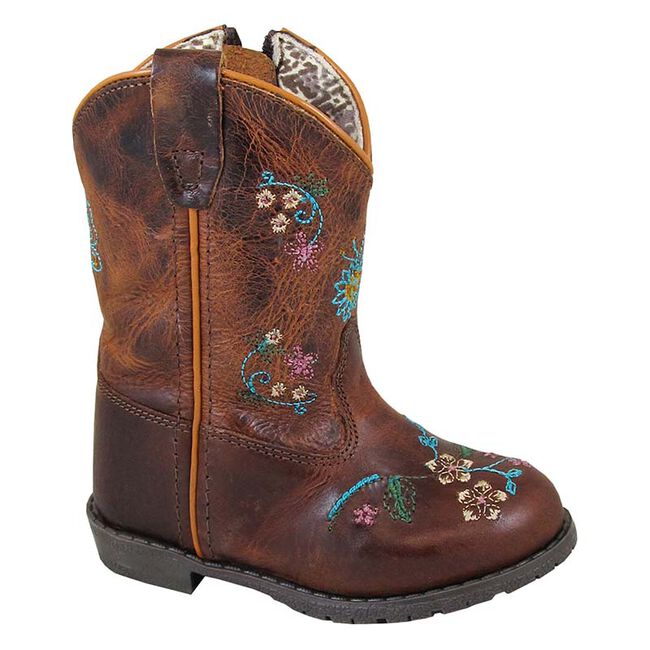 Smoky Mountain Boots Kids' Florence Western Boots - Brown image number null