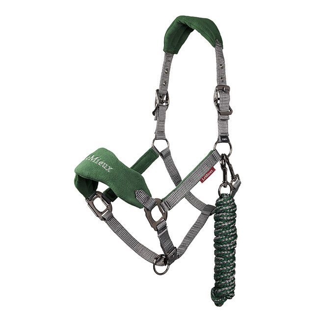 LeMieux Vogue Halter & Lead Rope - Hunter Green image number null