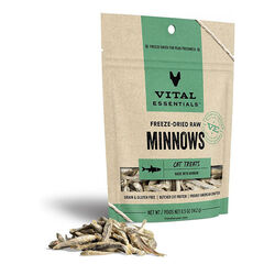 Vital Essentials Freeze-Dried Minnow Cat Treats - 5 oz