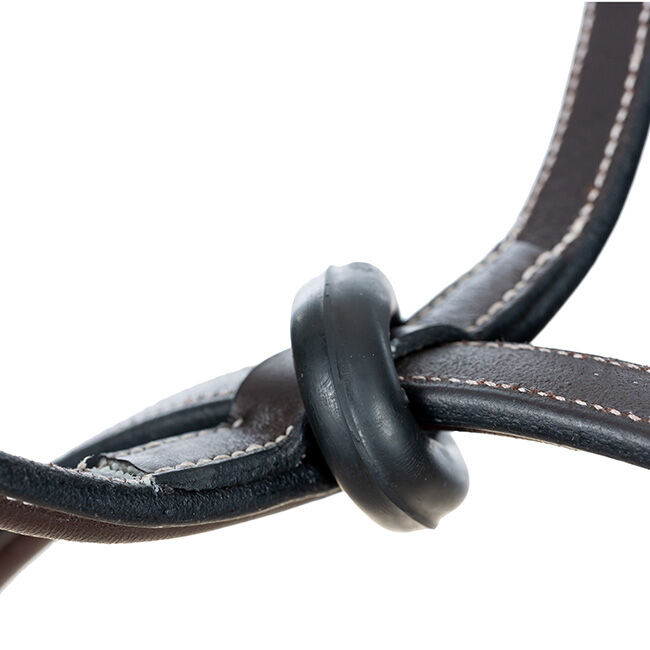 Equinavia Valkyrie Fancy Stitched Standing Martingale - Chocolate Brown image number null