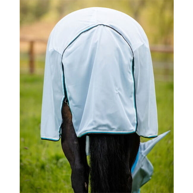 Horseware Amigo Bug Rug Fly Sheet (0g Light) - Azure/Black - Closeout image number null