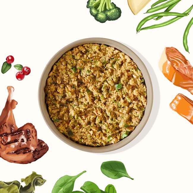My Perfect Pet Gently Cooked Frozen Cat Food - Toby's Turkey & Wild Salmon Recipe - 2.5 lb image number null