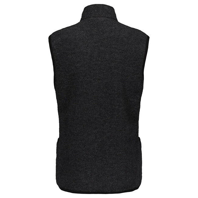 Ruskovilla Unisex 100% Organic Merino Wool Fleece Vest - Anthracite image number null