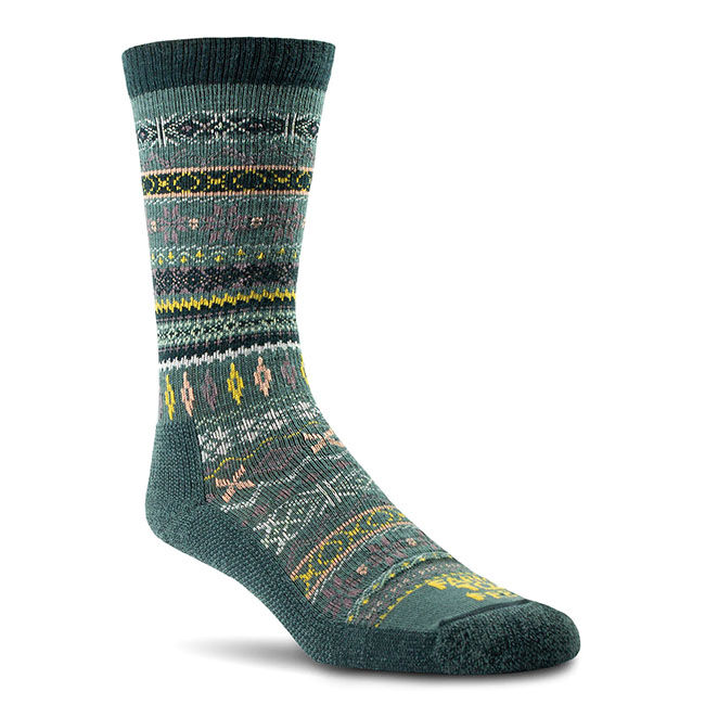 Farm to Feet Unisex Hamilton Crew Sock - Green Gables image number null