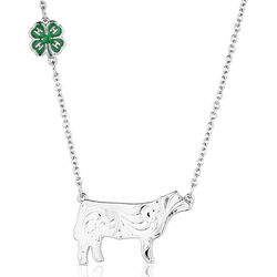 Montana Silversmiths 4-H Steer Showman Necklace