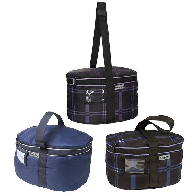 Chestnut Bay Quilted Lined Helmet Bag image number null