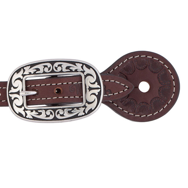 Weaver Equine Basin Cowboy Thin Spur Straps image number null