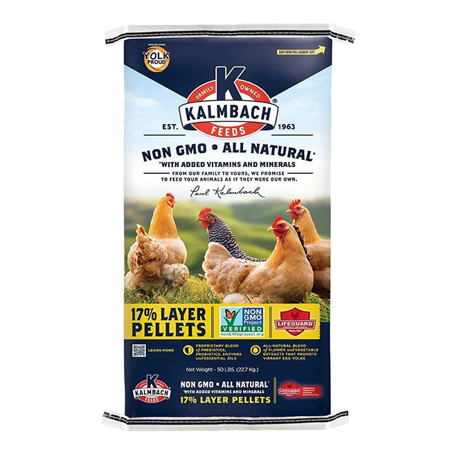 Kalmbach 17% Non-GMO Layer Pellets image number null