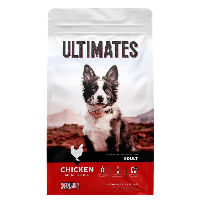 Ultimates Dog Food - Chicken Meal & Brown Rice Recipe image number null