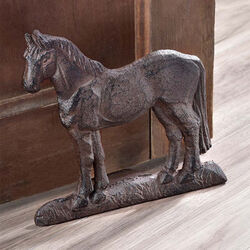 GiftCraft Cast Iron Horse Door Stopper