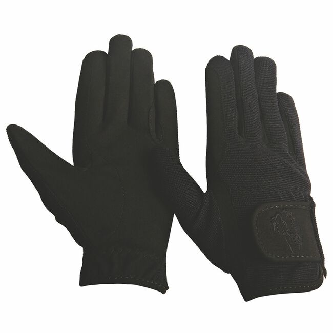 TuffRider Kids' Performance Riding Gloves Purple image number null