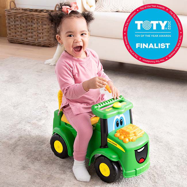 TOMY John Deere Johnny Tractor Foot-to-Floor Ride-On image number null