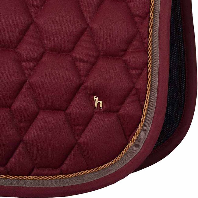 Horze Kenya Anti-Slip All Purpose Saddle Pad - Rhubarb Dark Red image number null