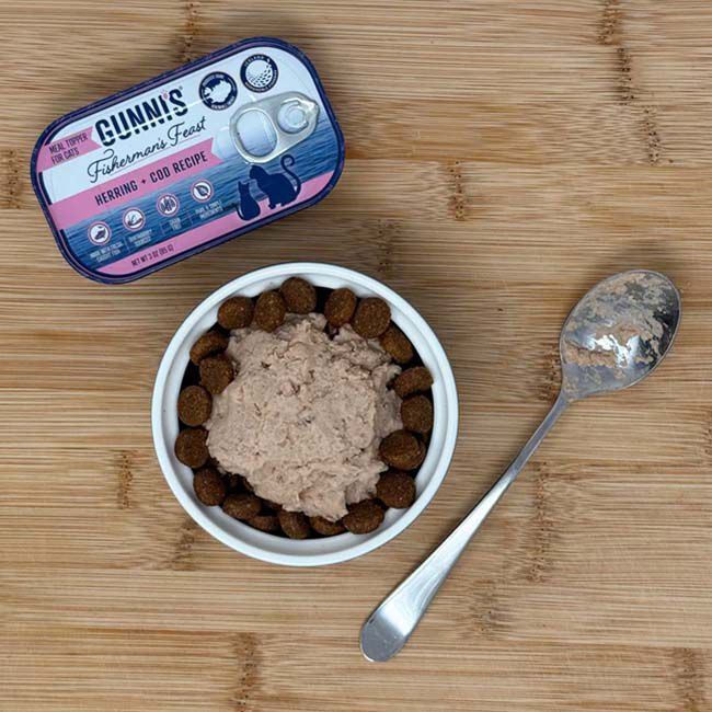 Gunni's Cat Food Topper - Herring & Cod Recipe - 3 oz image number null