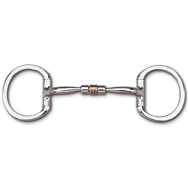 Myler Eggbutt without Hooks and Comfort Snaffle Copper Roller MB 03 image number null