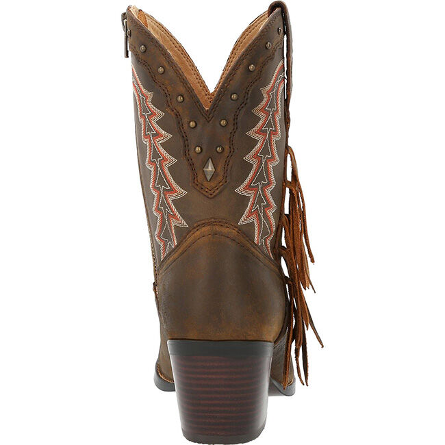 Durango Crush Women's Western Bootie - Roasted Pecan - Closeout image number null
