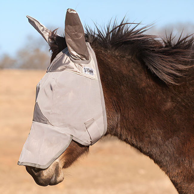 Cashel Crusader Long Fly Mask with Ears - Mule Sizes image number null