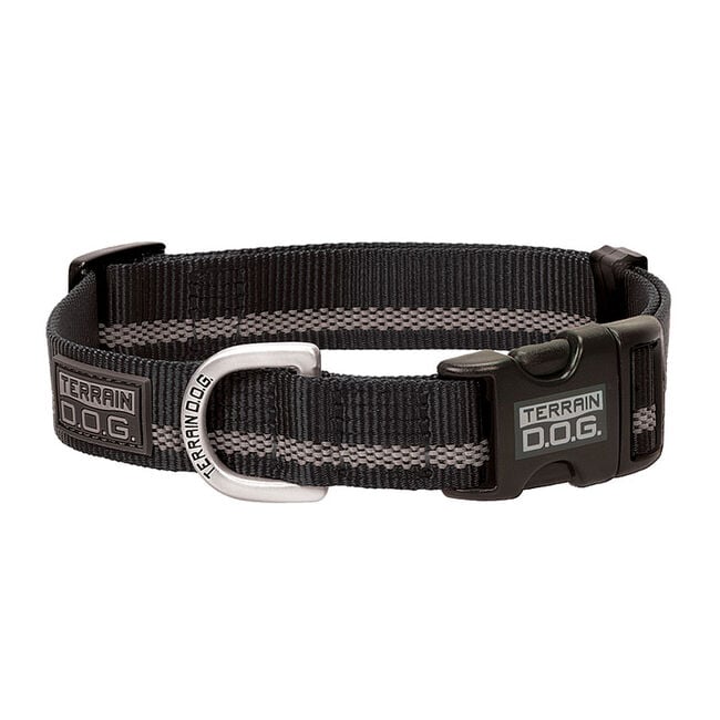 Terrain D.O.G. Reflective Snap-N-Go Adjustable Dog Collar - Black image number null