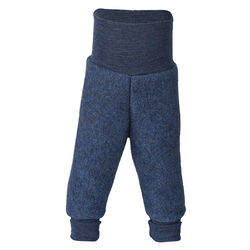Engel Baby 100% Wool Fleece Pants - Blue Melange