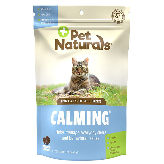 Pet Naturals of Vermont Calming Chews for Cats - 30-Count image number null