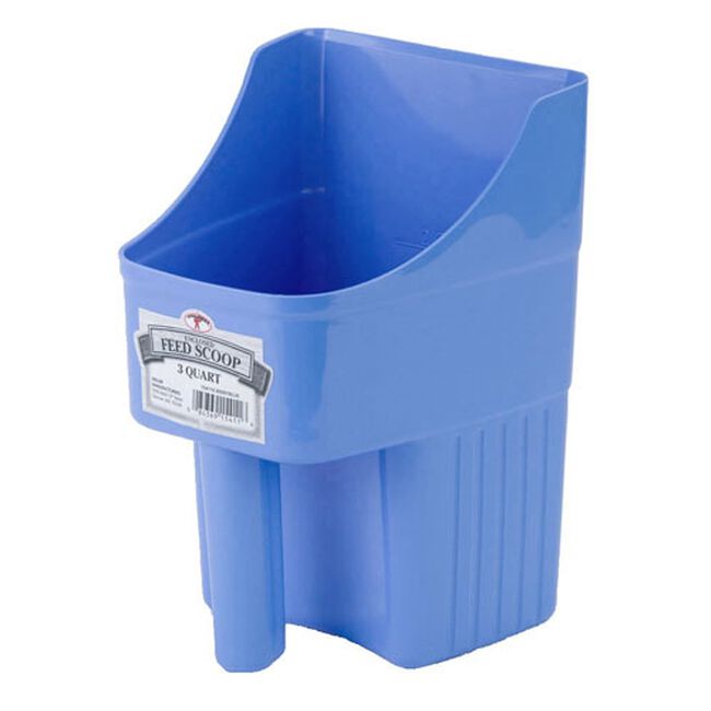 Miller 3 Quart Enclosed Feed Scoop Berry Blue image number null