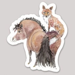 Sona Equestrian 3" Vinyl Sticker - Adorable Little Camouflage