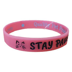 Wild Meadow Farms Fur Baby Bands "Stay Pawsitive" Pink - Closeout
