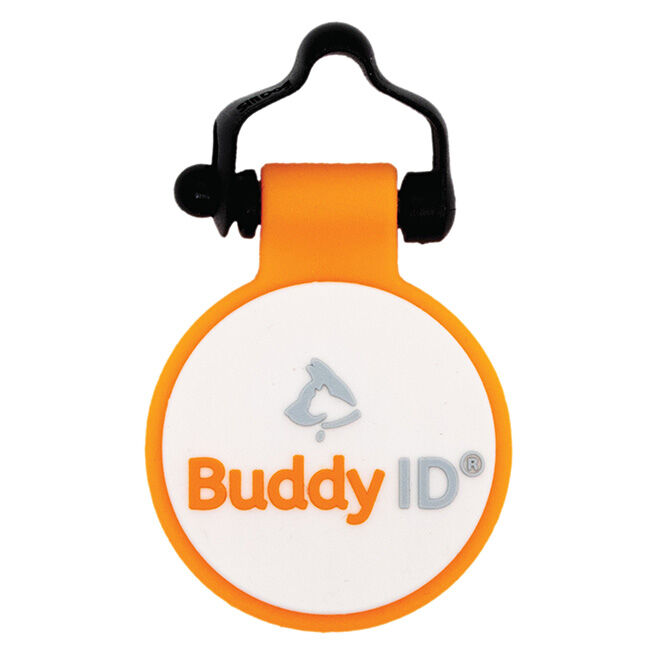 BuddyID SiliDog BuddyBadge - Silicone QR Collar Tag image number null