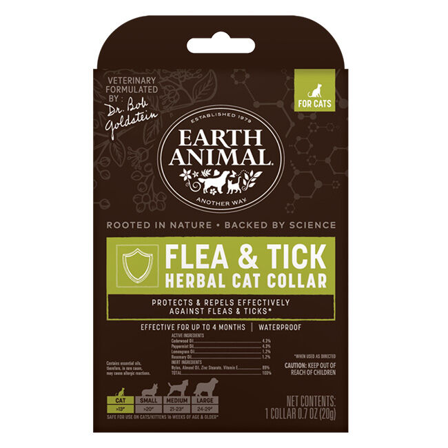 Earth Animal Nature's Protection Flea and Tick Cat Collar image number null