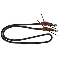 Triple E 10' Double-Braided Nylon Rope Game Reins - Black