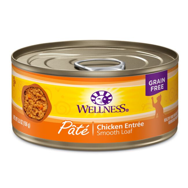 Wellness Chicken Pate Canned Cat Food image number null