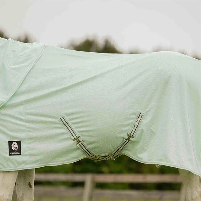 Equinavia Brisk Fly Sheet with Detachable Neck - Misty Jade image number null