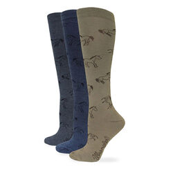 Wrangler Women's Horse Knee High Socks