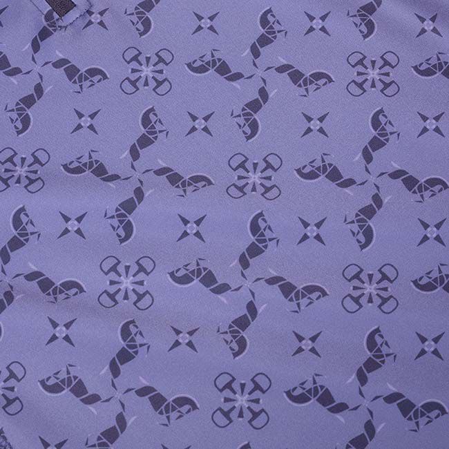 Kerrits Kids' First Level Quarter Zip Stretch Fleece Tech Top - Violet Dawn Horse Quadrille image number null