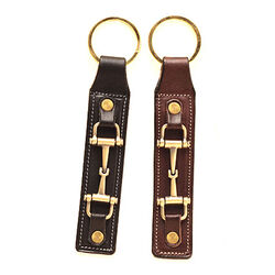 Tory Leather Snaffle Bit Keychain