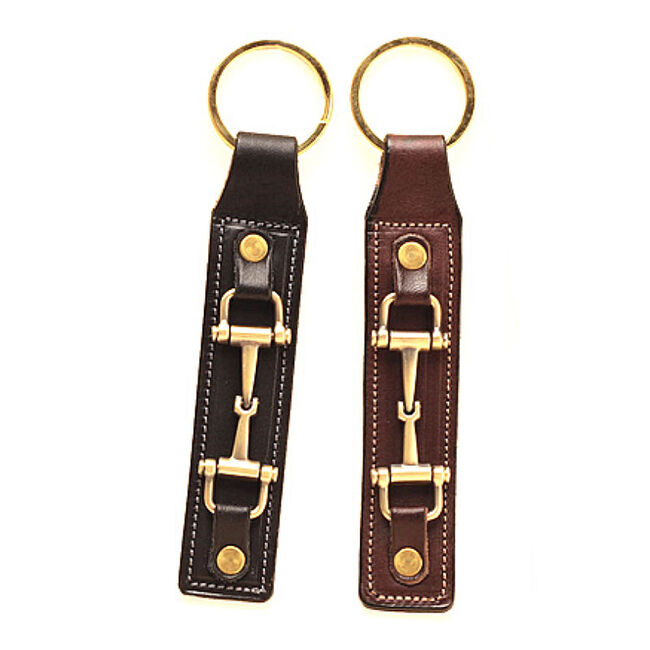 Tory Leather Snaffle Bit Keychain  image number null