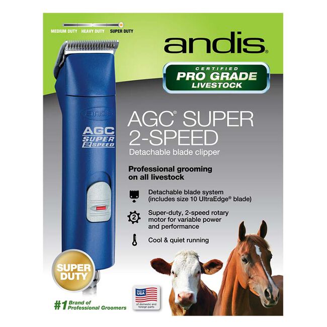 Andis AGC2 Super 2-Speed Detachable Blade Clipper image number null