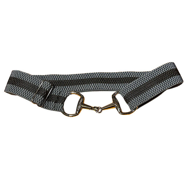 Anademi Stretch Belt with Silver-Tone Bit Buckle - Textures image number null