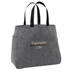 Stirrups Clothing Equestrian Life Barn Tote - Heather Gray