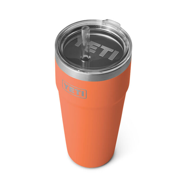 YETI Rambler 26 oz Stackable Cup with Straw Lid - High Desert Clay image number null