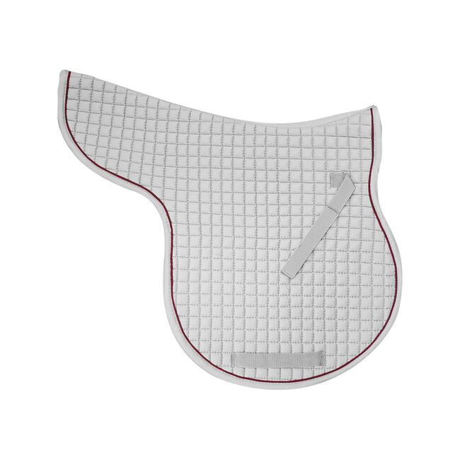 PRI Quilted All Purpose Contour Pad - Grey w/ Burgundy Trim image number null