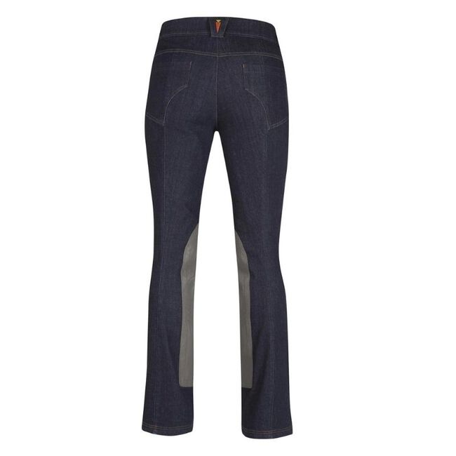Kerrits Women's Stretch Denim Extended Knee Patch Bootcut Breech - Denim - Closeout image number null