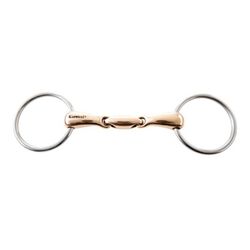 Korsteel JP Oval Copper Mouth Loose Ring Snaffle Bit