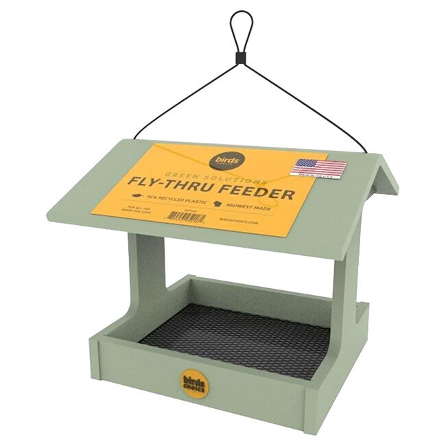 Birds Choice Recycled Plastic Fly-Thru Bird Feeder image number null