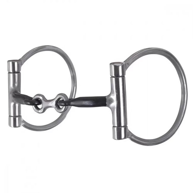 Reinsman Diamond R Offset D-Ring Snaffle Bit image number null