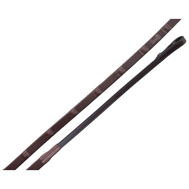 KL Select Red Barn 5/8" Bump Grip Reins image number null