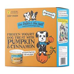 The Bear & The Rat Frozen Yogurt Dog Treat with Pumpkin & Cinnamon