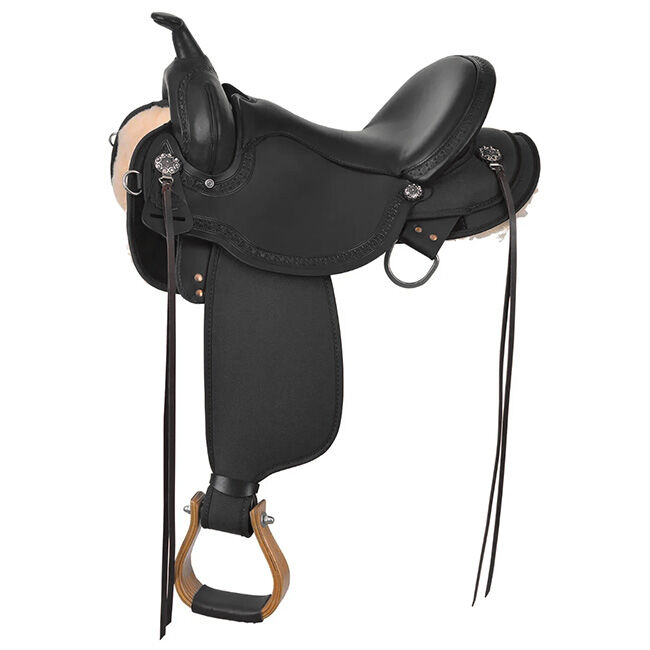 High Horse Rosebud Cordura Trail Saddle image number null